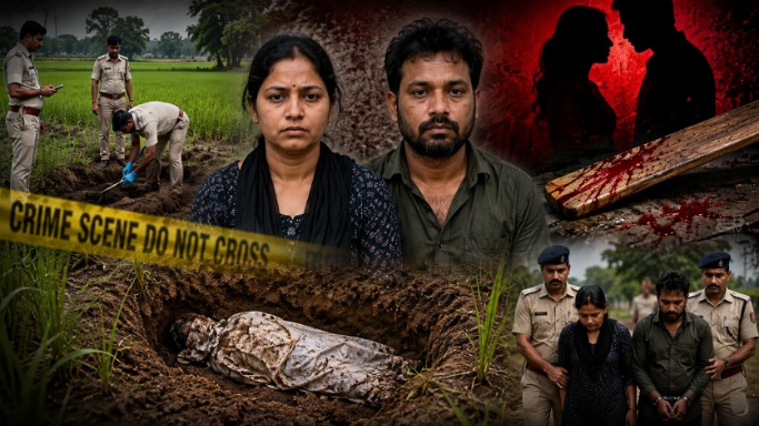 सोनम-सिया के बाद अब गीता का खौफनाक कांड! पति की हत्या कर खेत में दफनाई लाश, सबूत मिटाने की रची साजिश
