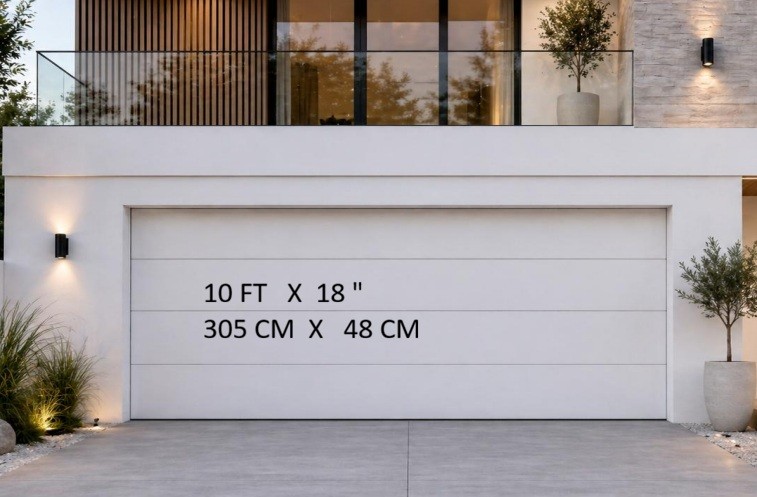 PANEL SECCION-BLANCO-LISO-10PIES X18" SM 2"