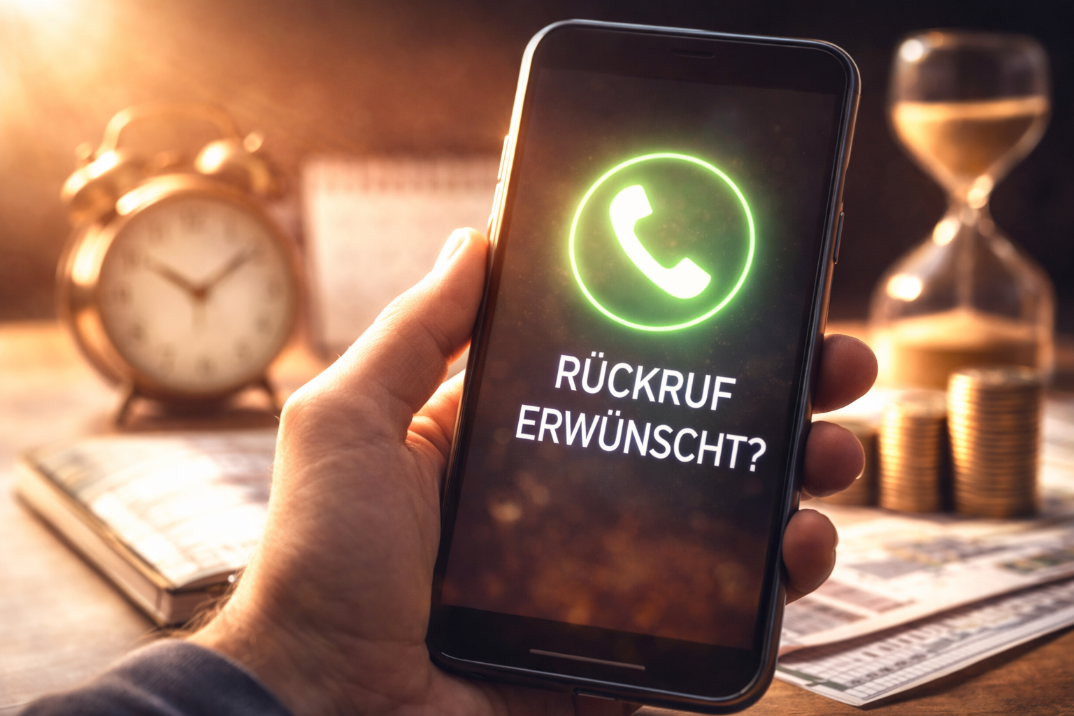 Rückruf und persönliche Beratung