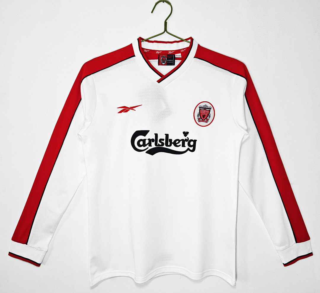 Long Sleeve 1998 Season LiverpoolAwayWhite