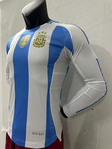 24 25 Players Long Sleeve Argentina Home thumbnail 3