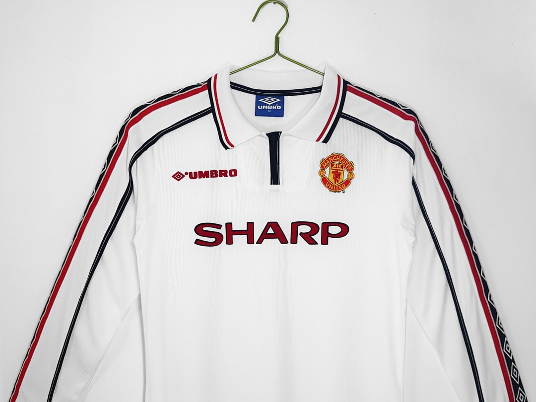 Long Sleeve 1998 99 Season Manchester UnitedWhite 3B