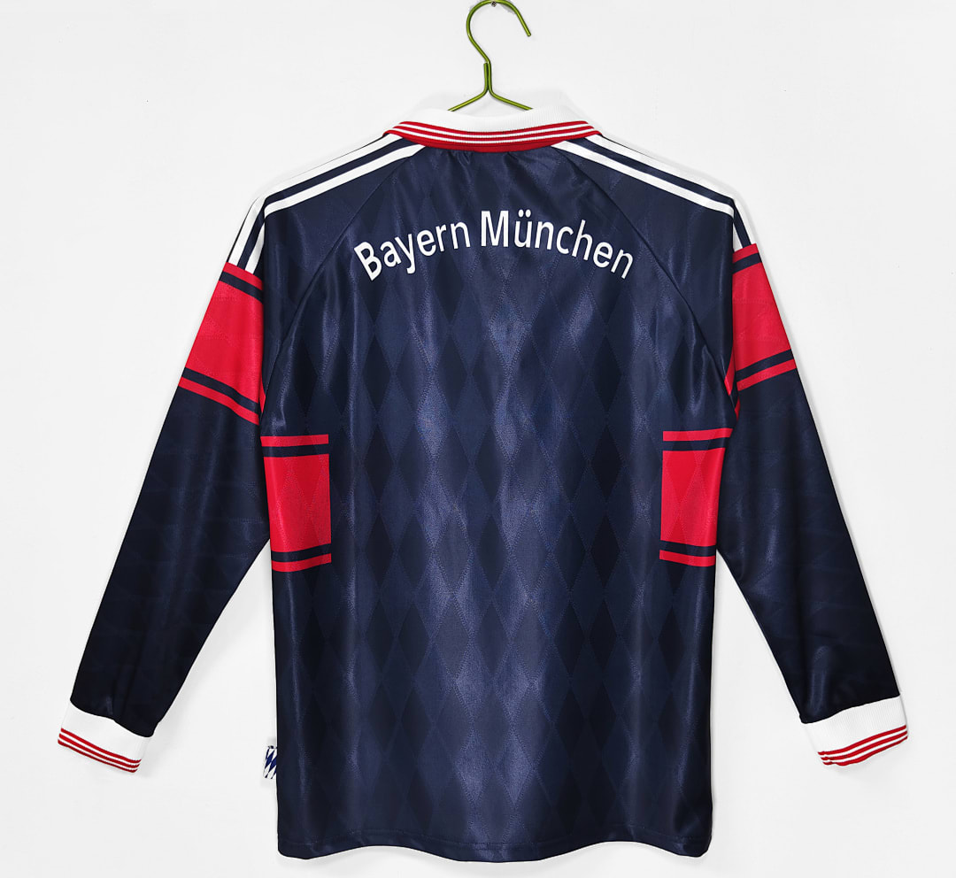 Long Sleeve 1997 99 Season Bayern MunichHome 3B thumbnail 9