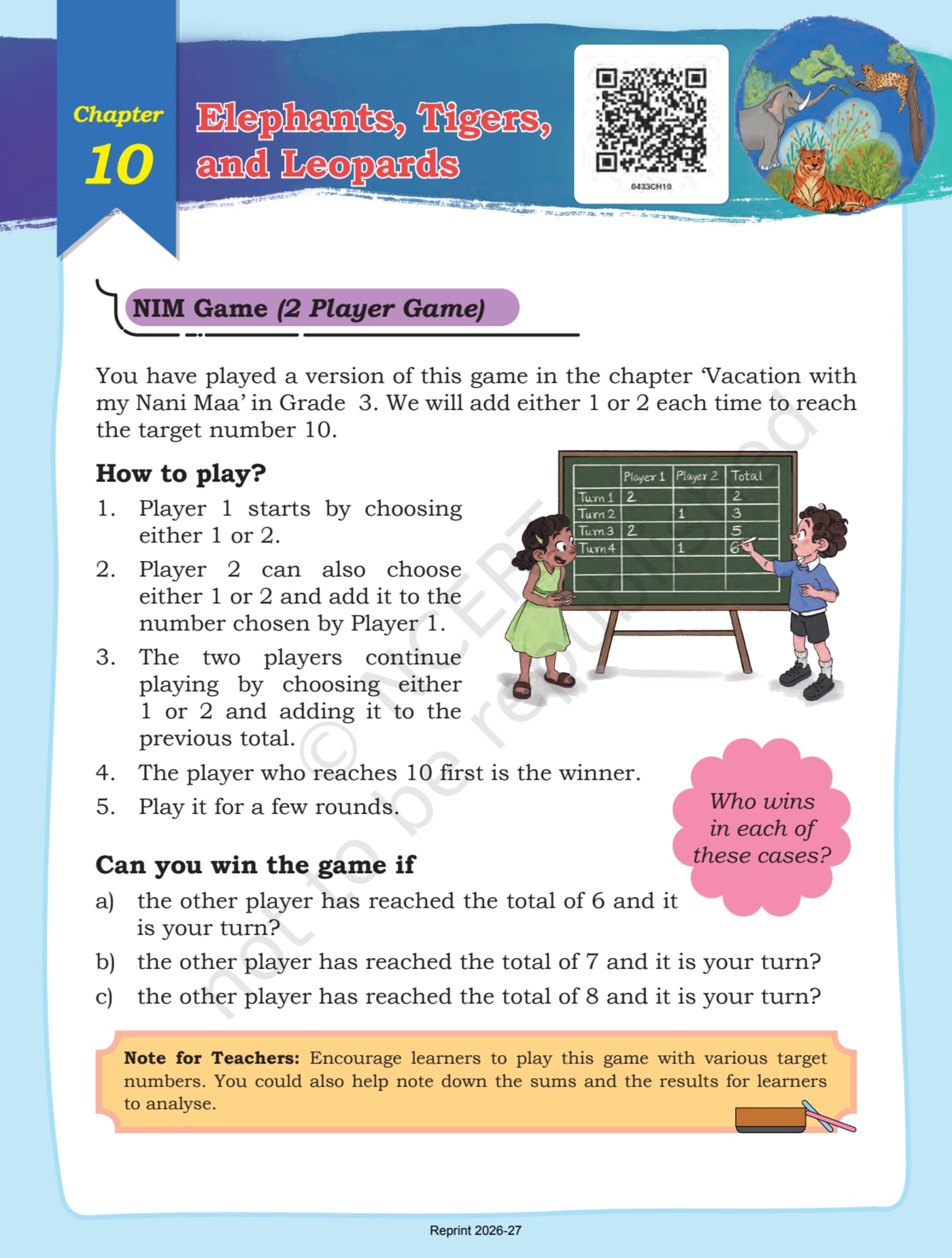 Math-Mela NCERT 4th - Chapter 10 page 1