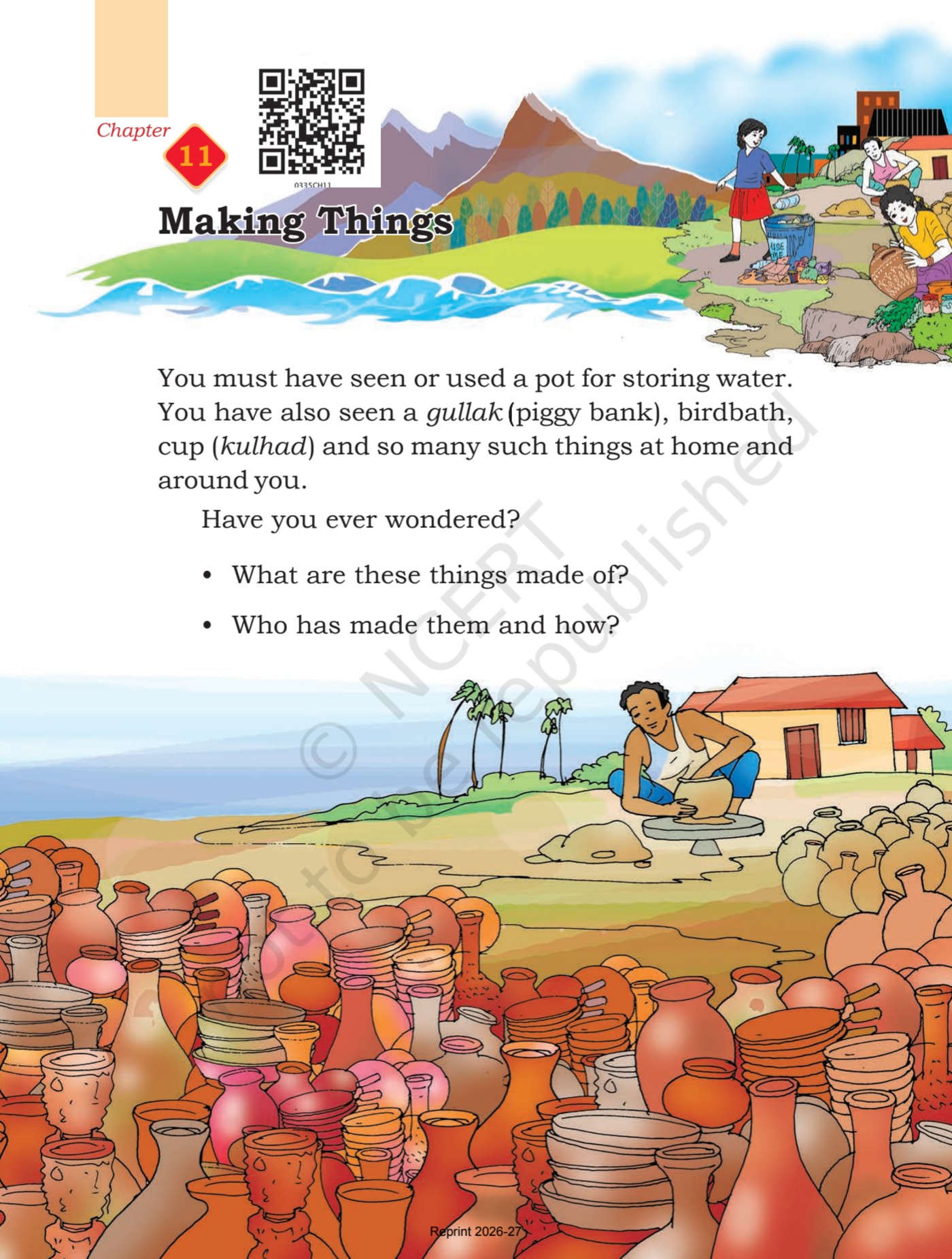 Our Wondrous World NCERT 3rd - Chapter 11 page 1