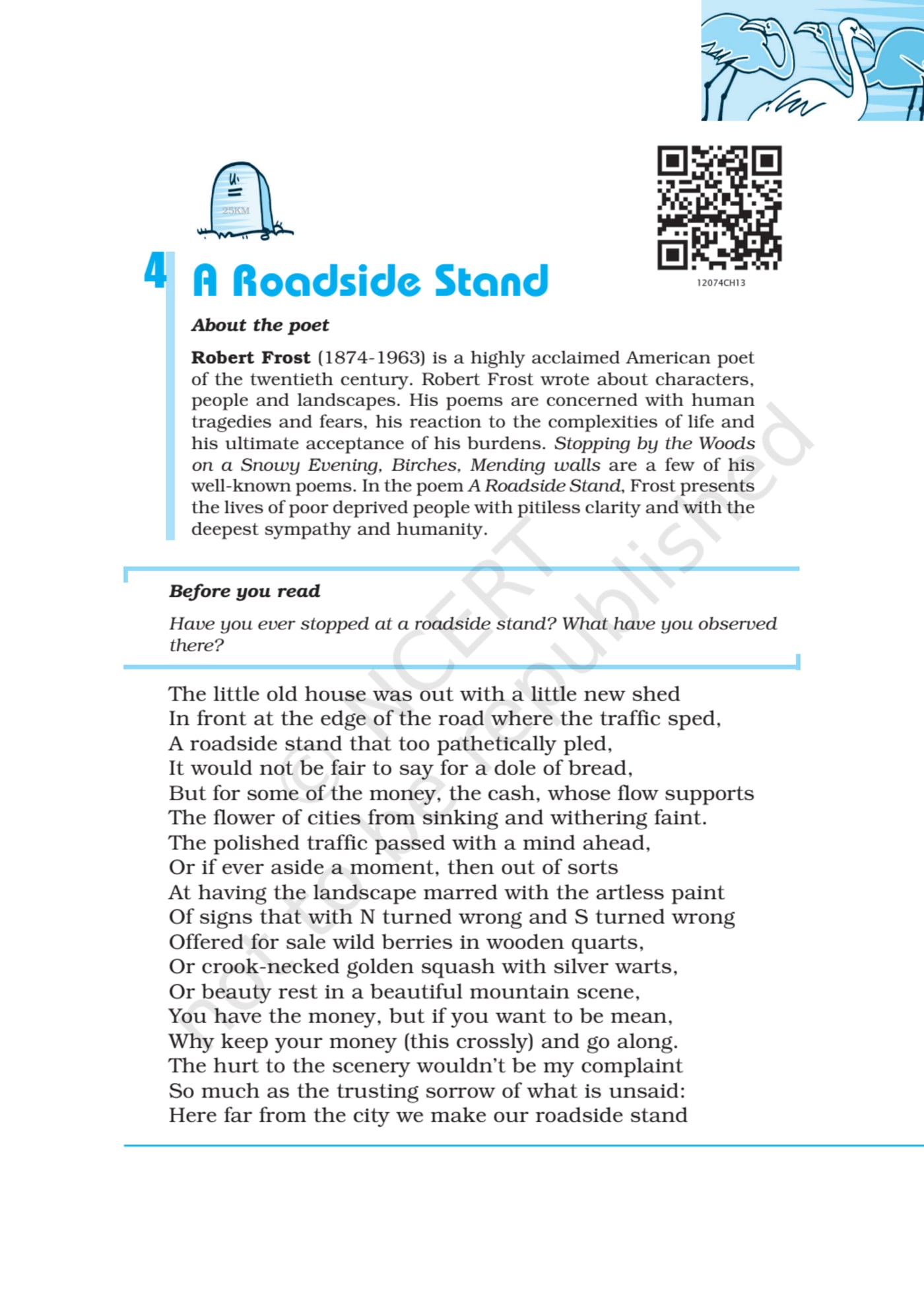 Flamingo english ncert - Chapter4 page 1