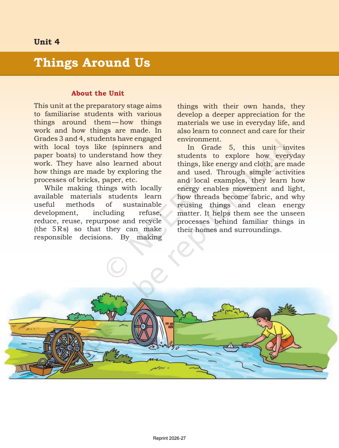Our Wondrous World social science NCERT 5th - Chapter 7 page 1