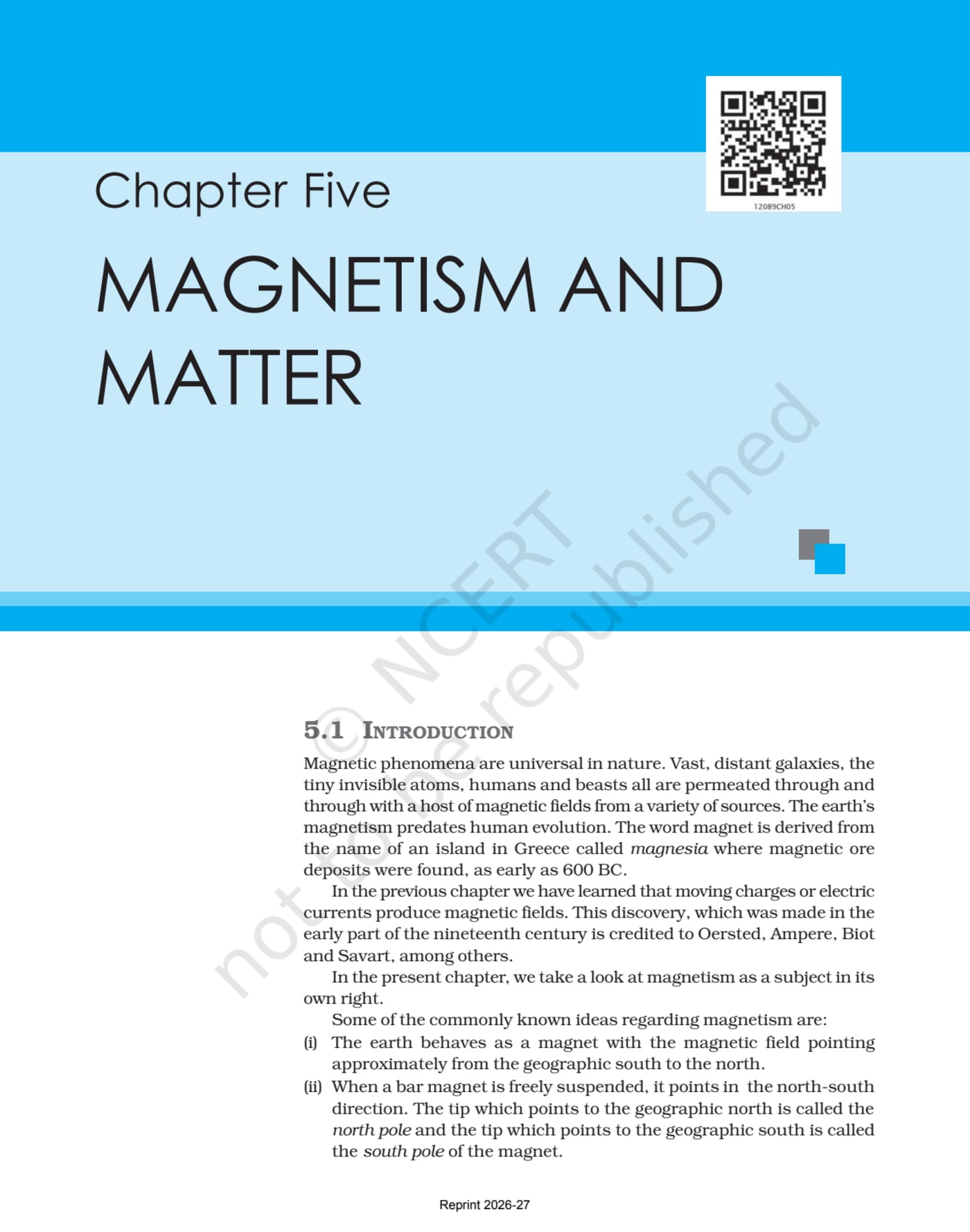 Physics Part-I ncert - Chapter 5 page 1