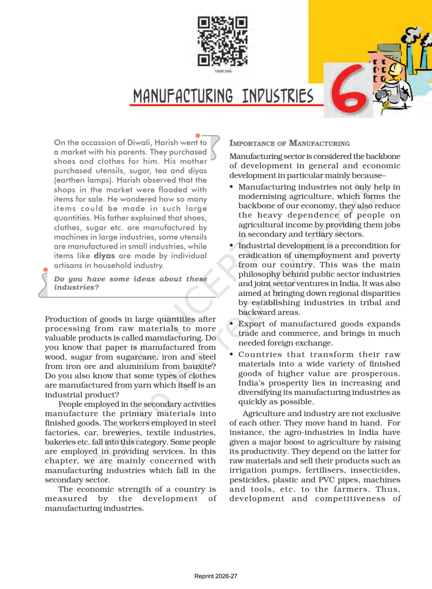 Contemporary India NCERT 10th - Chapter 6 page 1