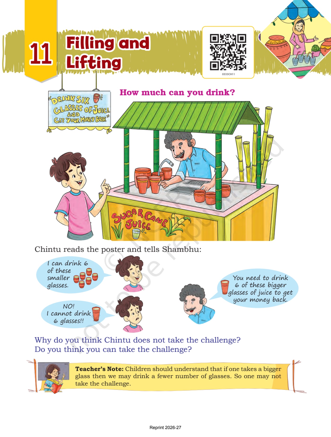 Santoor english NCERT 3rd - Chapter 11 page 1