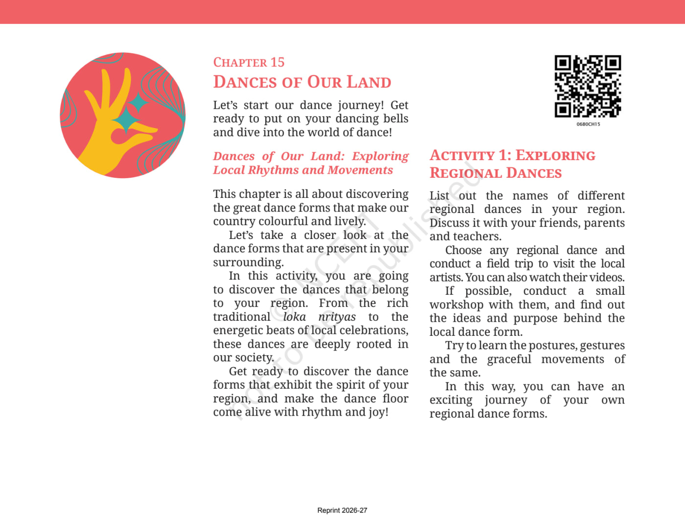 Kriti-I Arts ncert 6th - Chapter 15 page 1