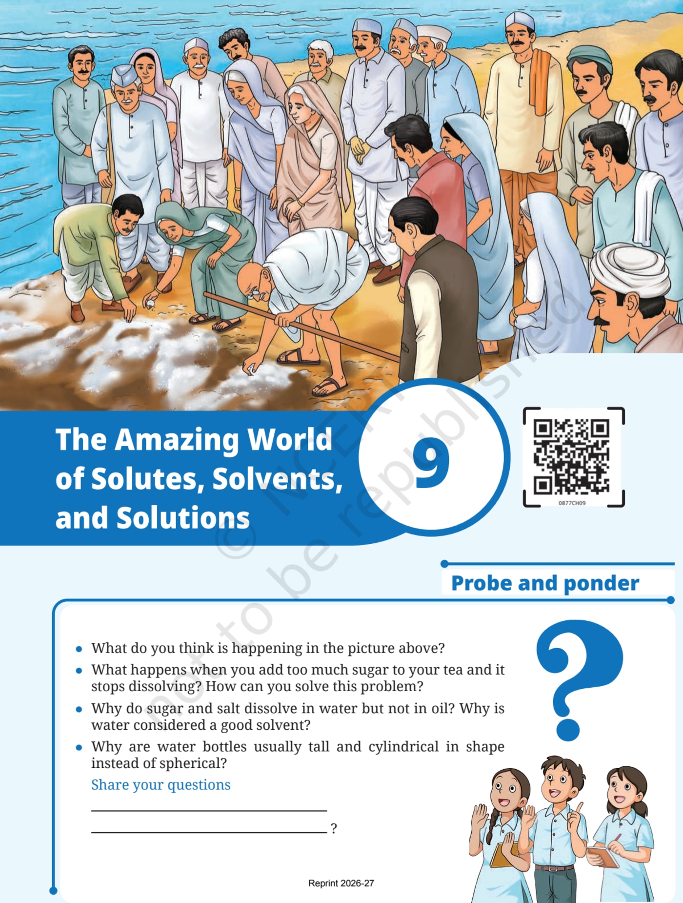 Curiosity Science NCERT 8th - Chapter 9 page 1