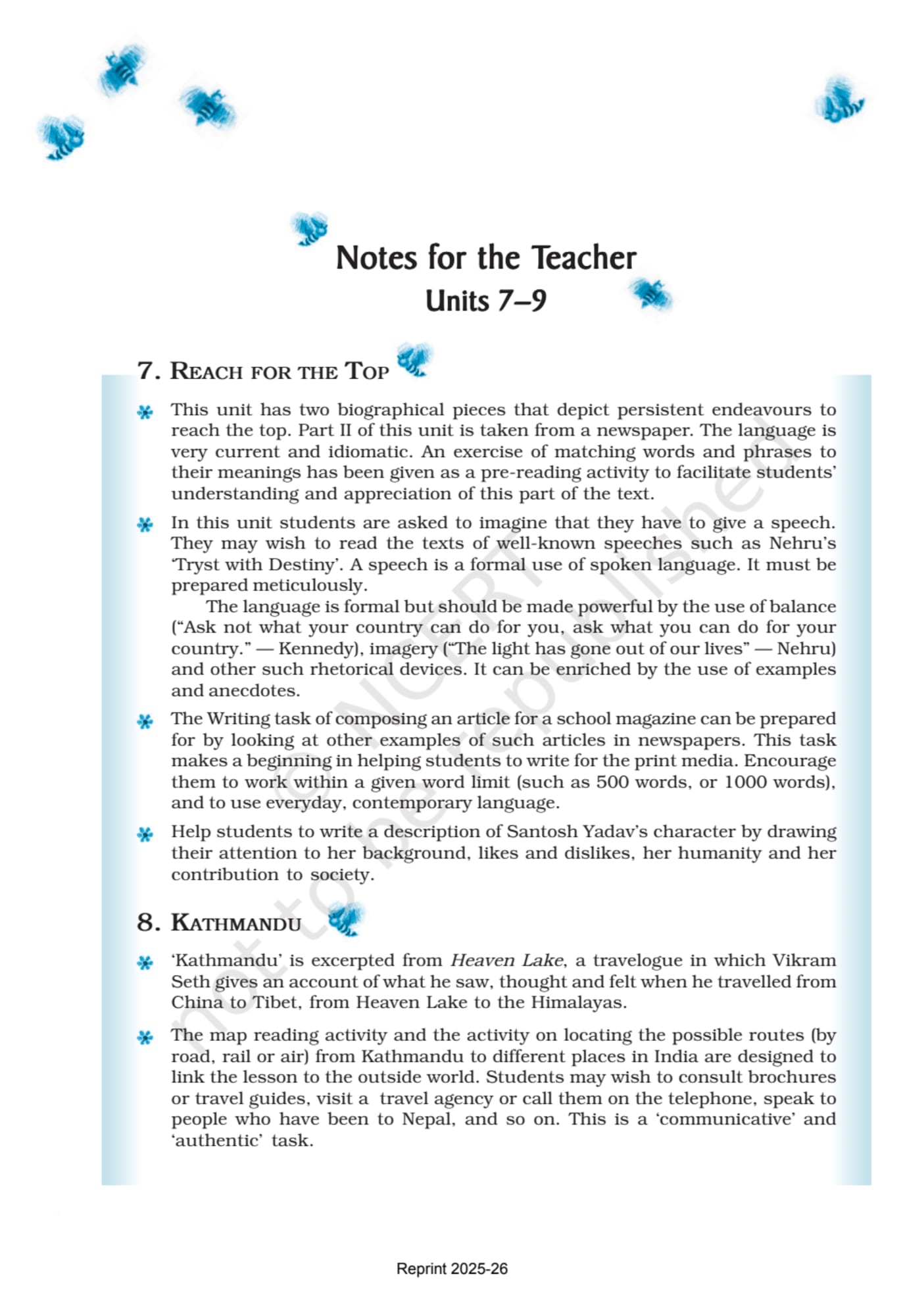 Beehive NCERT 9th - Chapter 8 page 1