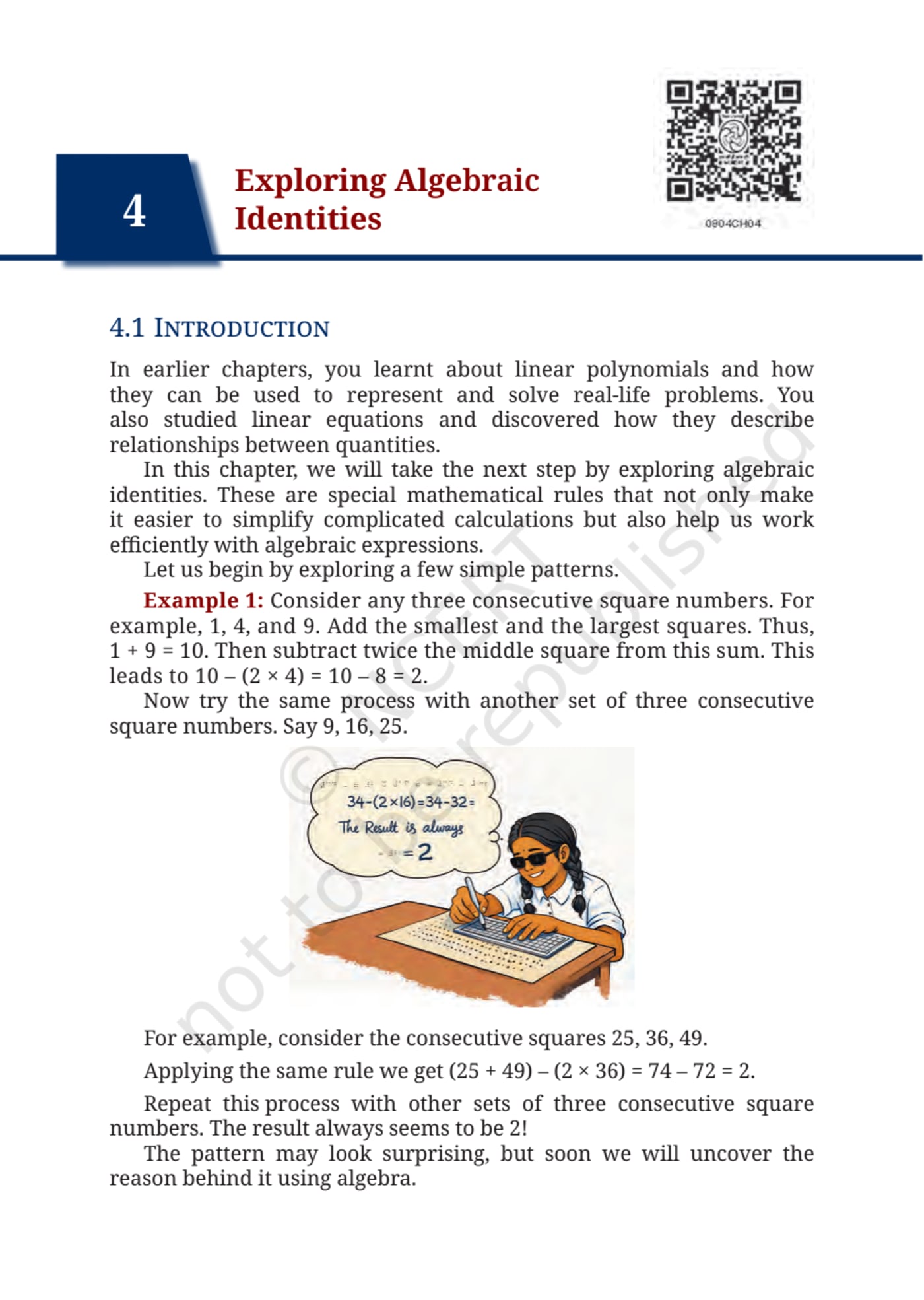 Ganita Manjari Maths 9th - Chapter 4 page 1