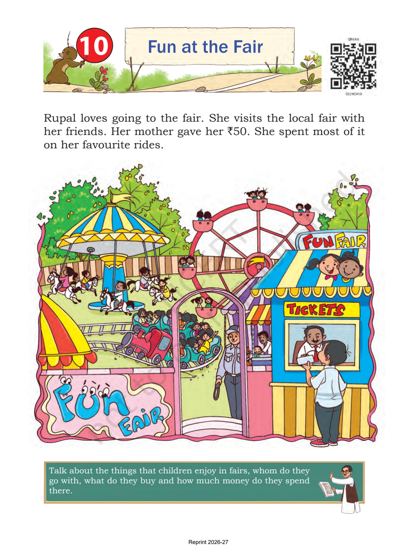 Joyful-Mathematics NCERT 2nd - Chapter 10 page 1