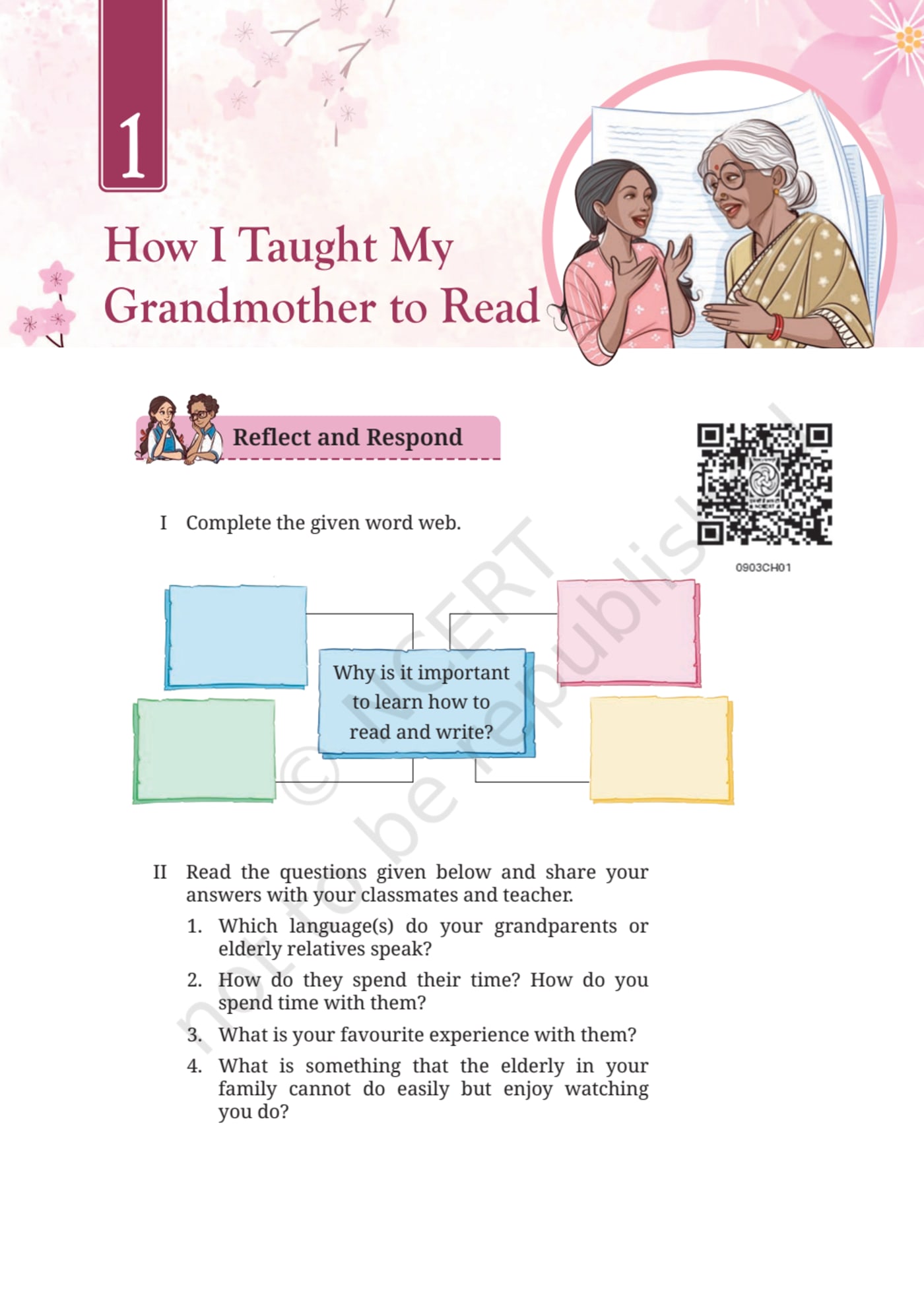 Kaveri English NCERT 9th - Chapter 1 page 1