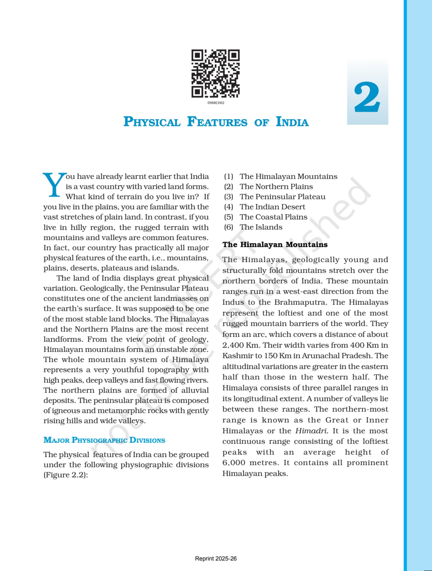 Contemporary India NCERT 9th - Chapter 2 page 1