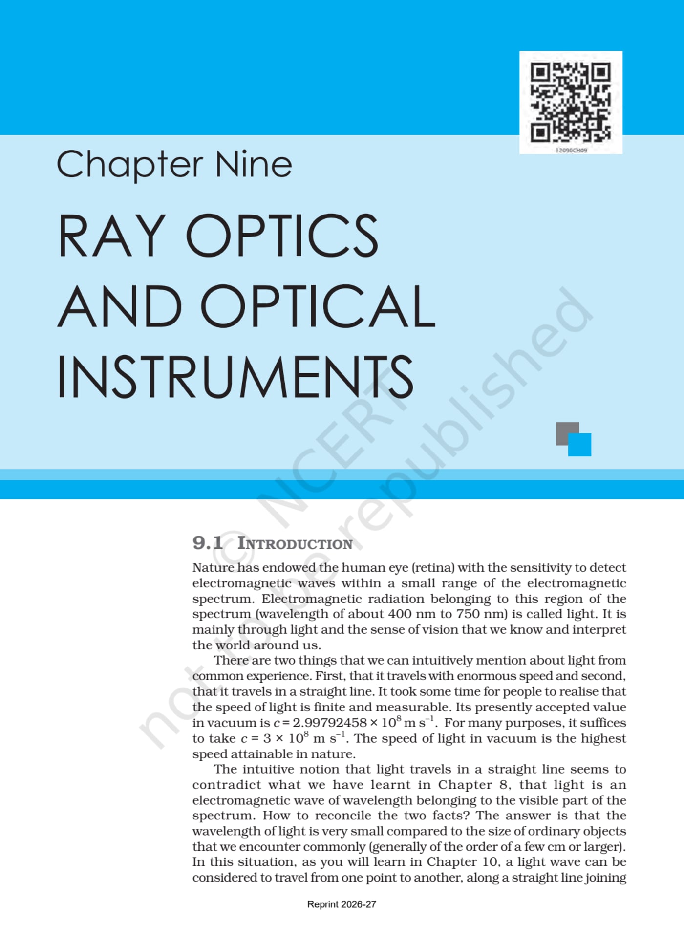 Physics Part-II ncert - Chapter 1 page 1