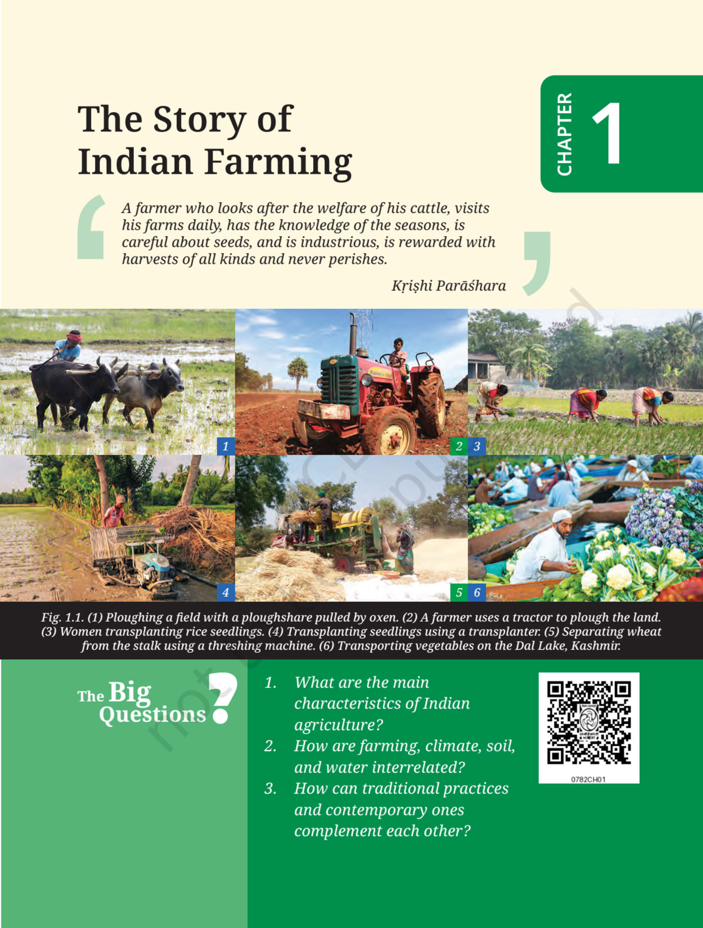 Exploring Society India and Beyond Part 2 NCERT 7th - Chapter 1 page 1