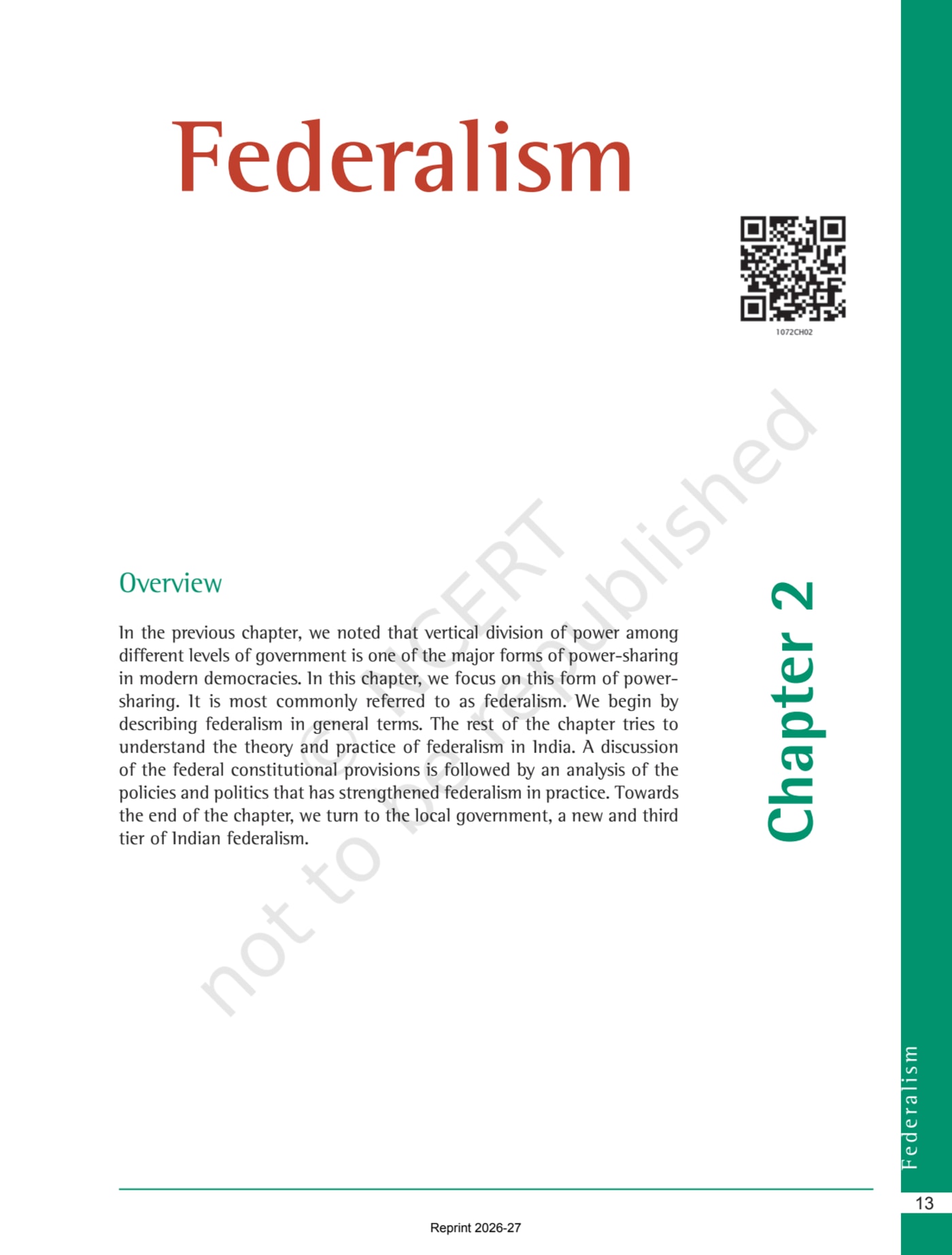 Democratic Politics NCERT 10th - Chapter 2 page 1