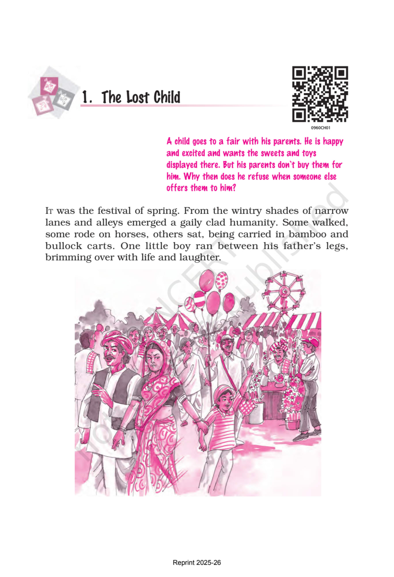 Moments Supplementary Reader NCERT 9th - Chapter 1 page 1