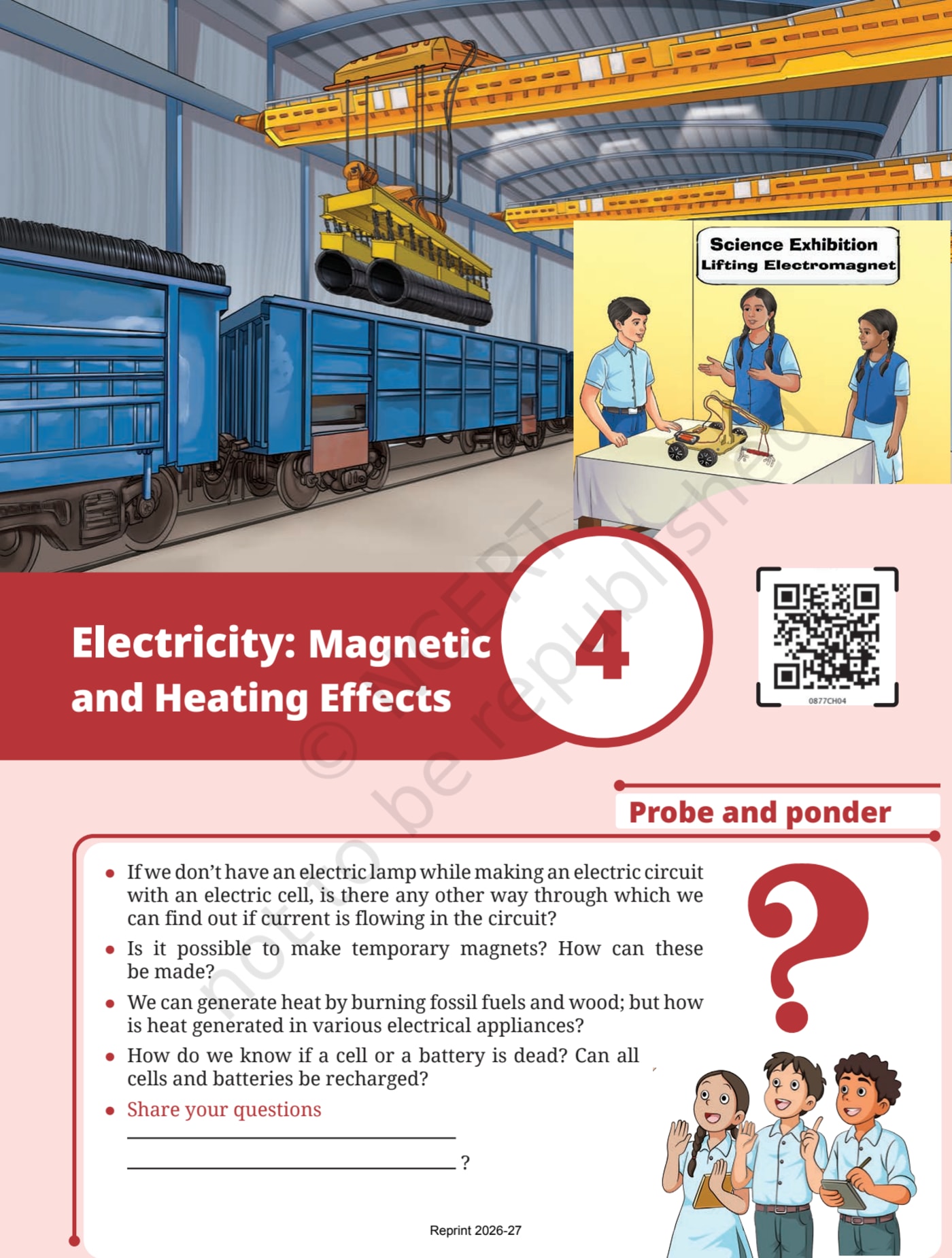 Curiosity Science NCERT 8th - Chapter 4 page 1