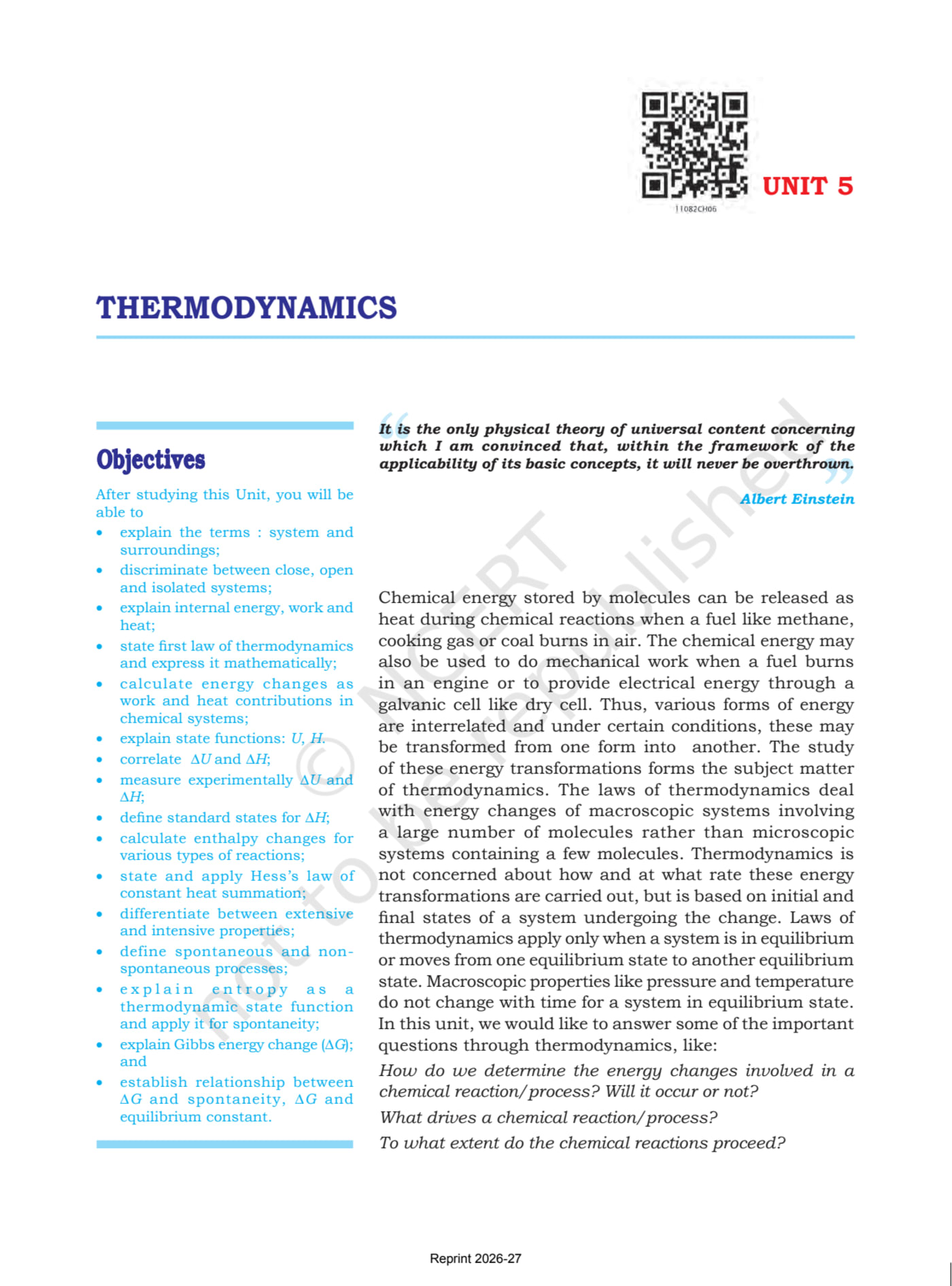 Chemistry Part-I 11th - Chapter 5 page 1