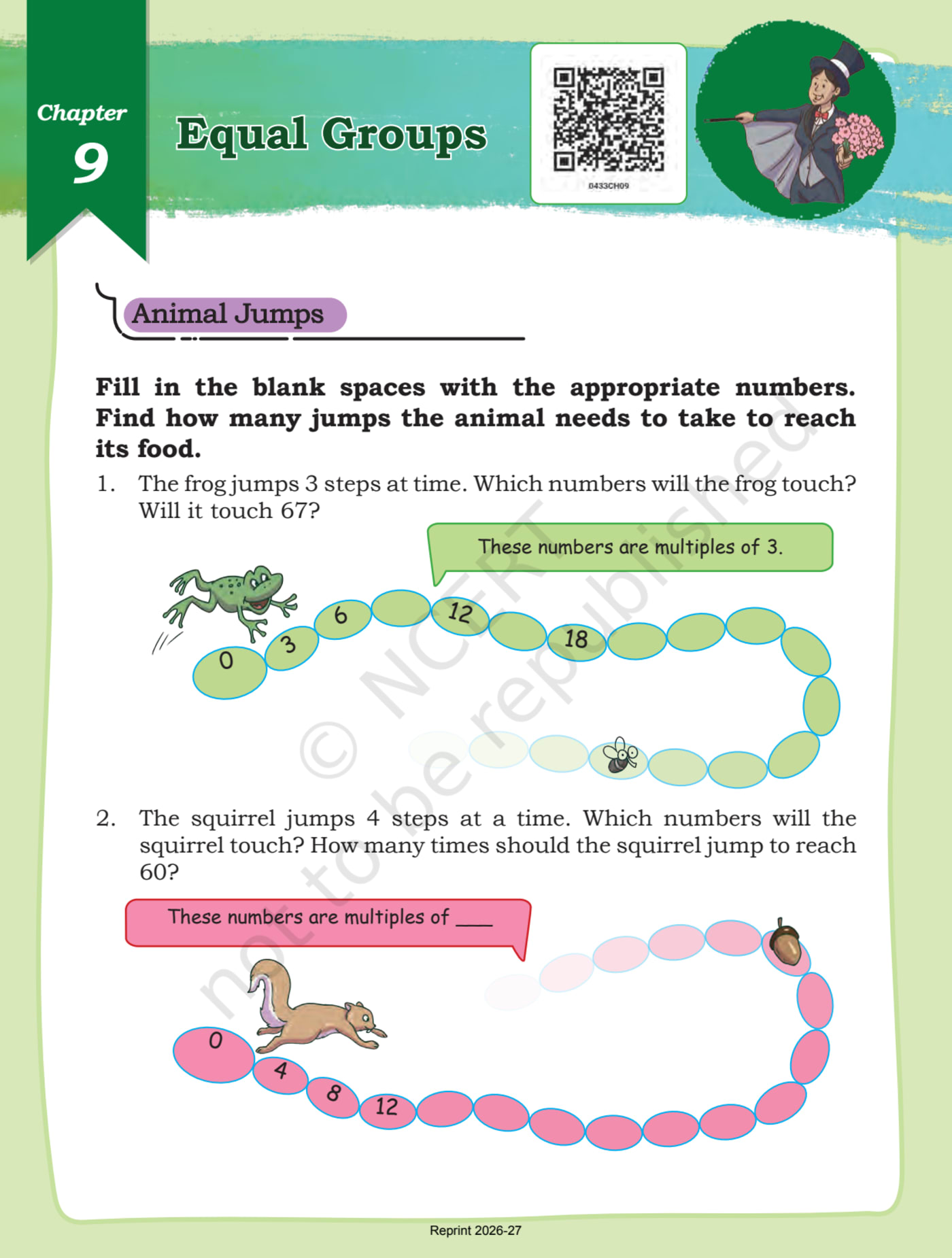 Math-Mela NCERT 4th - Chapter 9 page 1