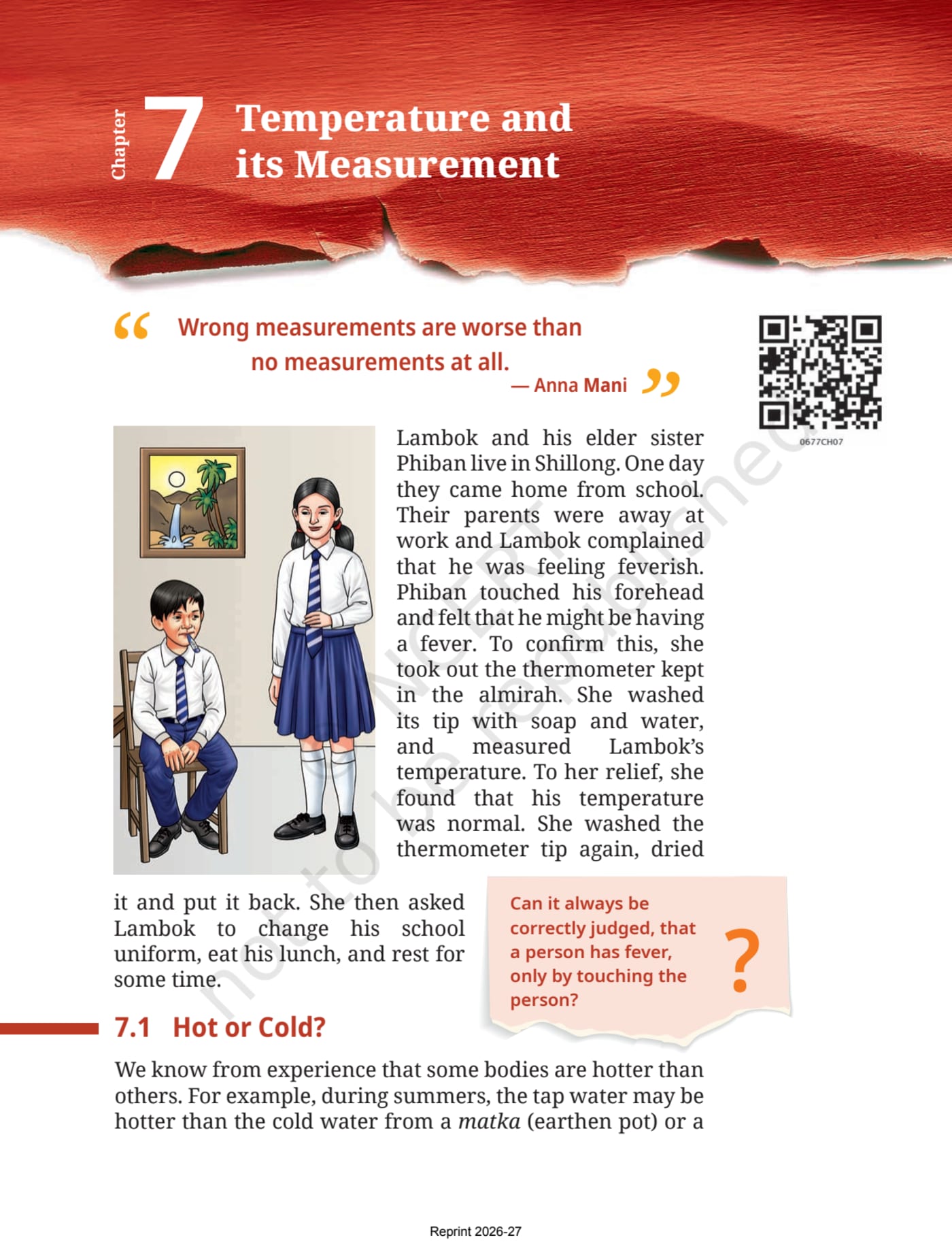 Curiosity Science NCERT 7th - Chapter 7 page 1