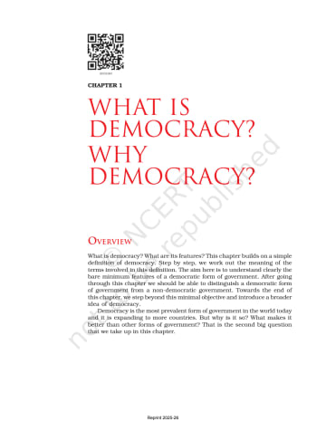 Democratic Politics NCERT 9th preview