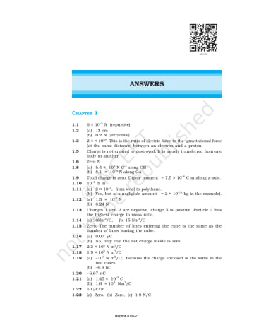 Physics Part-I ncert Answers preview