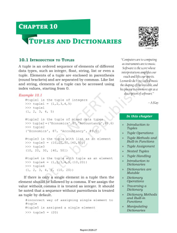 Computer science NCERT 11th Chapter 10 preview