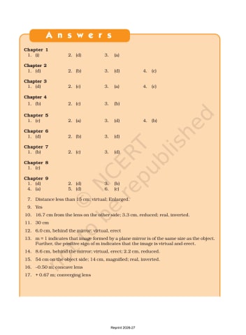 Science NCERT 10th Answers preview