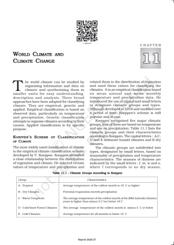 Fundamental of Physical Geography NCERT 11th Chapter 11 preview