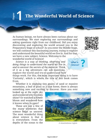 Curiosity Science NCERT 7th preview