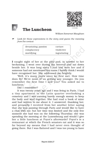 Woven Words NCERT 11th Chapter 8 preview