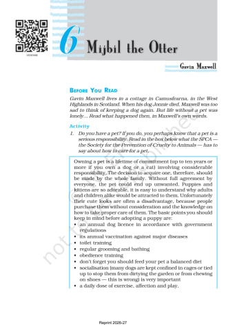 First Flight NCERT 10th Chapter 6 preview