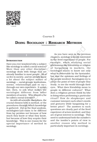 Introducing Sociology NCERT 11th Chapter 5 preview