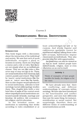Introducing Sociology NCERT 11th Chapter 3 preview
