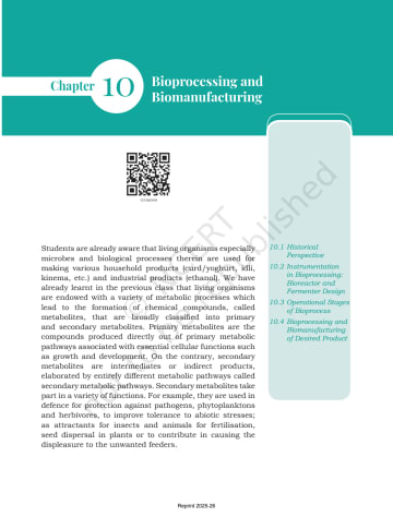 Biotechnology ncert Chapter 10 preview