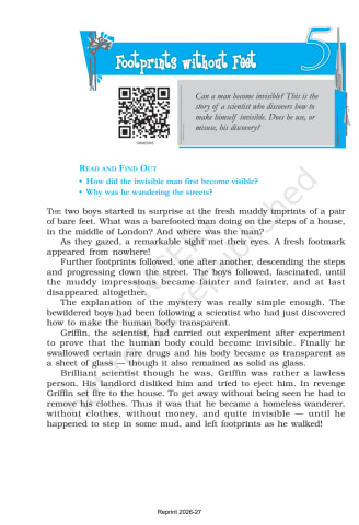 Footprints without Feet NCERT 10th Chapter 5 preview