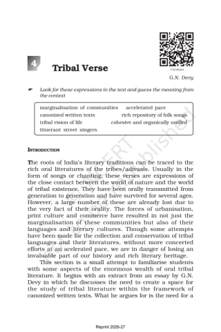 Woven Words NCERT 11th Chapter4 preview