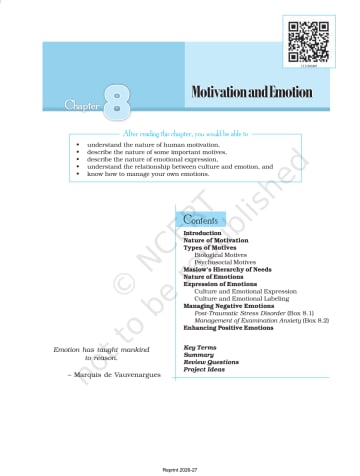 Psychology ncert 11th Chapter 8 preview