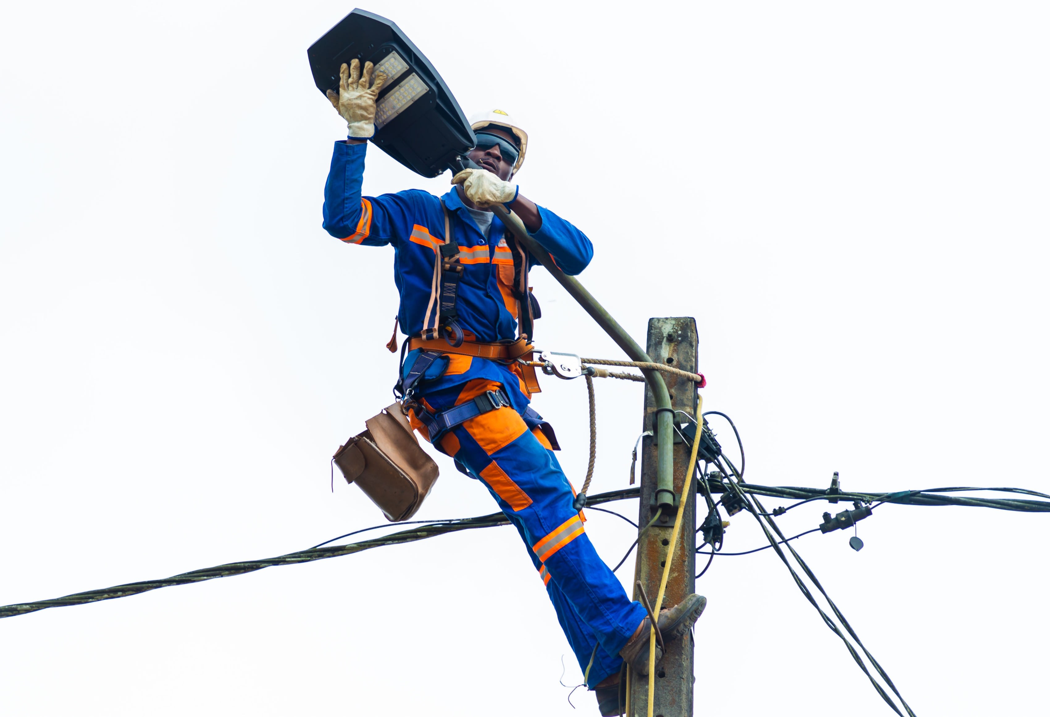 Installation de lampadaires