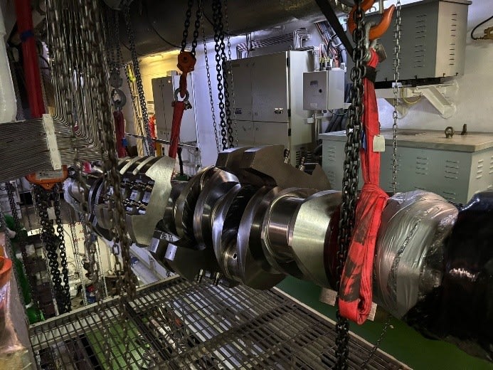 Dieselmech Group Crankshaft Renewal & Engine Reassembly marine engine repair project
