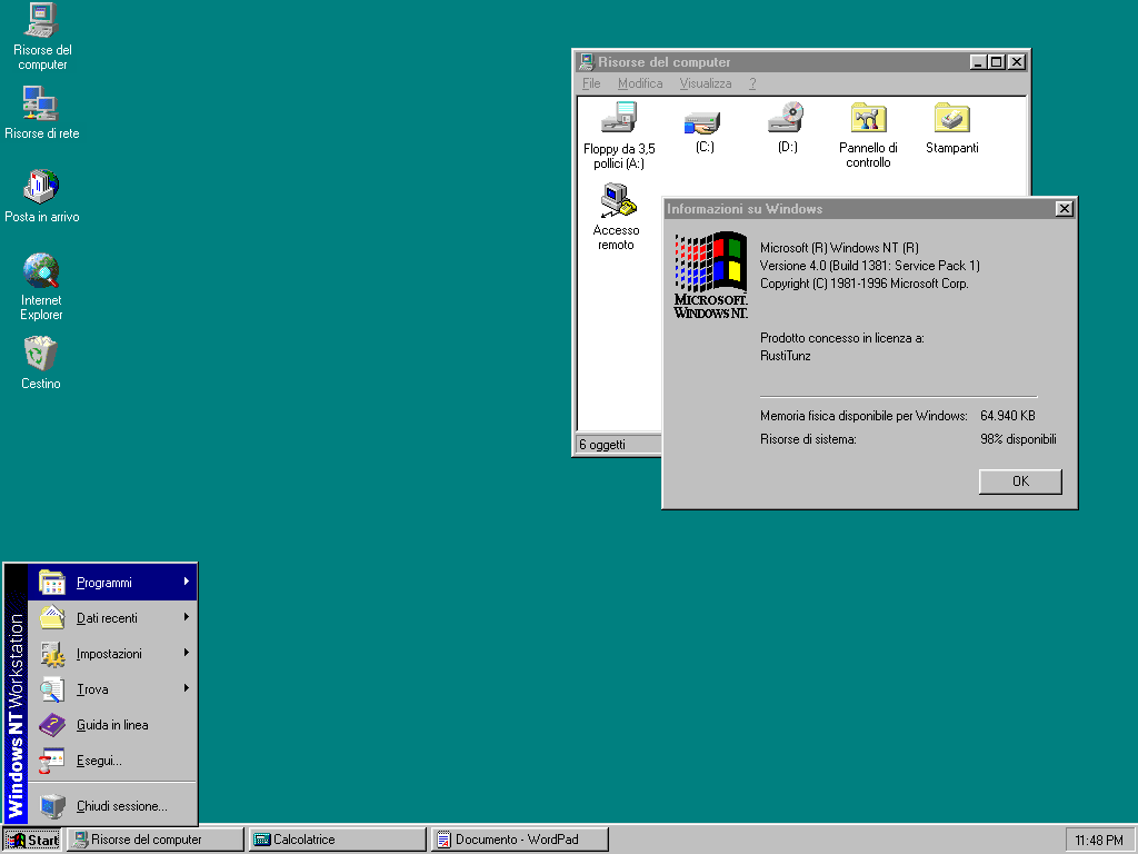 Windows NT Workstation