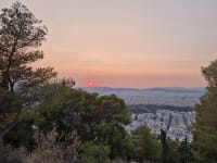 Lycabettus hill Sunset