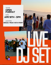 Pop-up DJ set at Grizzly Peak