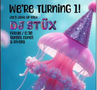 Jelly Jams with DJ Stüx at Rivera & Sunset Dunes