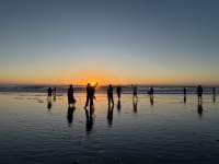 Sunday Sunset Ocean Dance